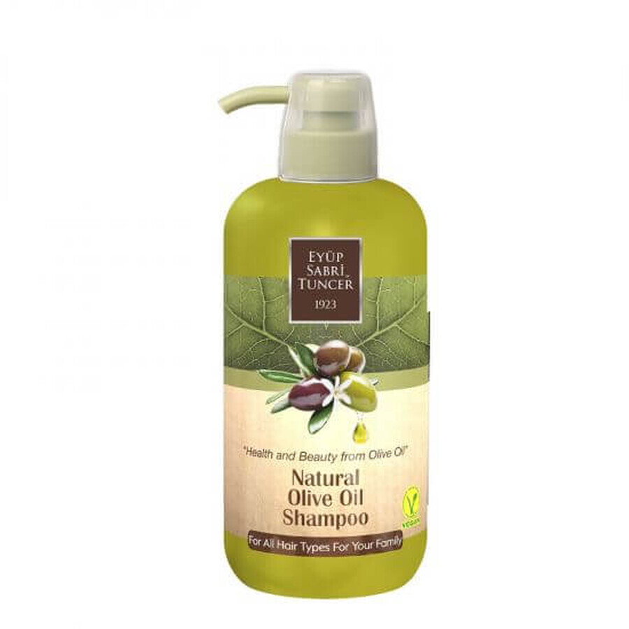 Shampooing à l'huile d'olive naturelle, 600 ml, Eyup Sabri Tuncer