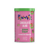 Chocolate blanco con azúcar verde y sabor a fresa KidoVit, 250 g, Remedia