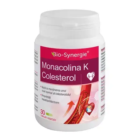 Monacolina K Colesterol, 30 cápsulas vegetales, Bio Synergie