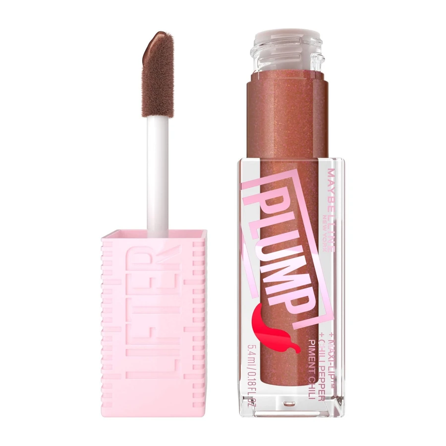 MAYBELLINE Lifter Plumping Gloss 007 Cocoa Zing For Lip Volume 5.4ml