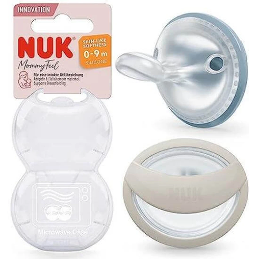 Suzeta din silicon NUK Mommy Feel pentru 0-9 luni 2 bucăți