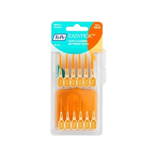 TEPE EasyPick Scobitoare elastică ranforsată dimensiune XS/S (portocaliu) x36 bucăți și cutie de călătorie
