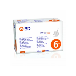 Aghi BD PARAPHARM per penne da insulina 6 mm 31G x100