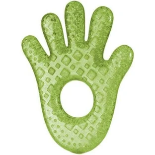 MUNCHKIN Fun Ice Chewy Teether Masticabil 0m+ În formă de mână 3 culori - Verde