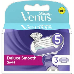 Wymienne głowice GILLETTE Deluxe Smooth Swirl z 5 ostrzami 3 szt.