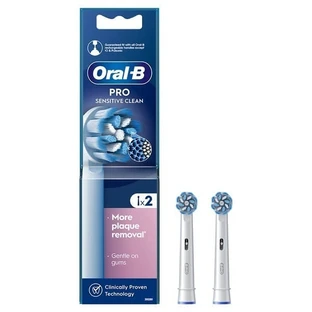 ORAL-B Pro Sensitive Electric Toothbrush Spare Parts 2 Pieces (pièces de rechange pour brosse à dents électrique)