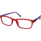 EYELEAD Ochelari de lectură pentru presbiopie cu ramă Purple-Red Red Red Red Cochineal E215 +1.50