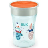 Vaso de entrenamiento NUK Magic Cup con labio y tapa Nieve 8m+ 230ml 10.255.443 - Naranja