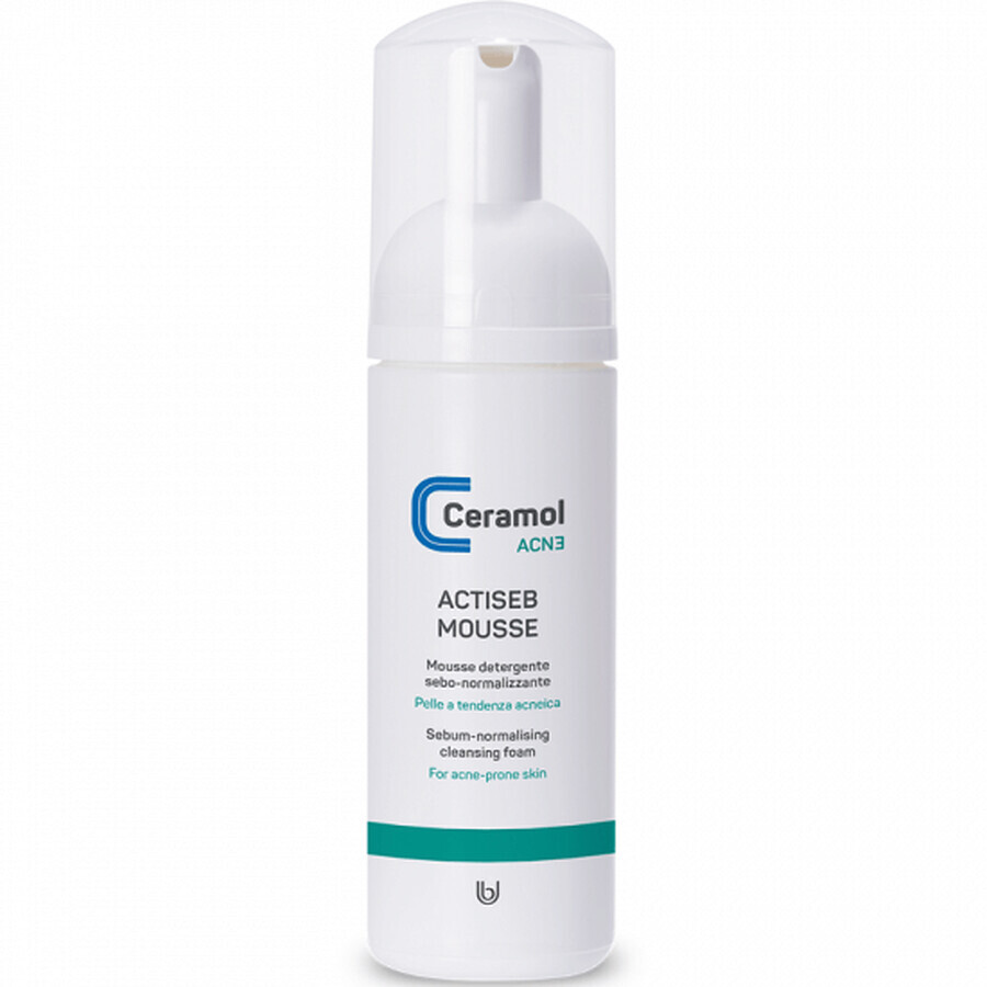 Mousse nettoyante pour l'acné et les peaux grasses, 150 ml, Ceramol Évaluations