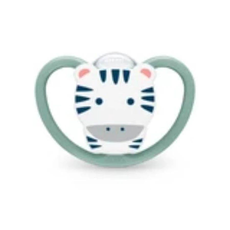 NUK Space Silicone Pacifier 6-18m [10.736.385] In Various Colours - Green
