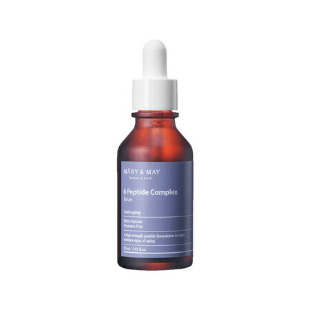 Serum antiedad 6 Peptide complex, 30 ml, Mary and May