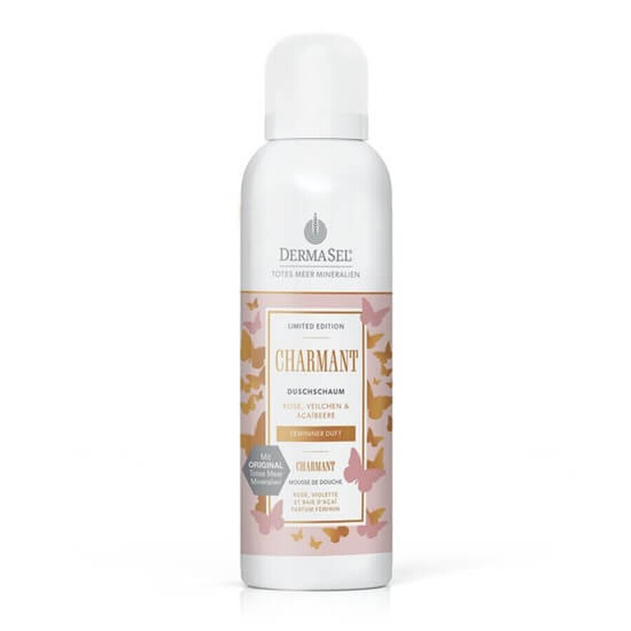 Shower foam with roses and violets Charmant, 200 ml, DermaSel