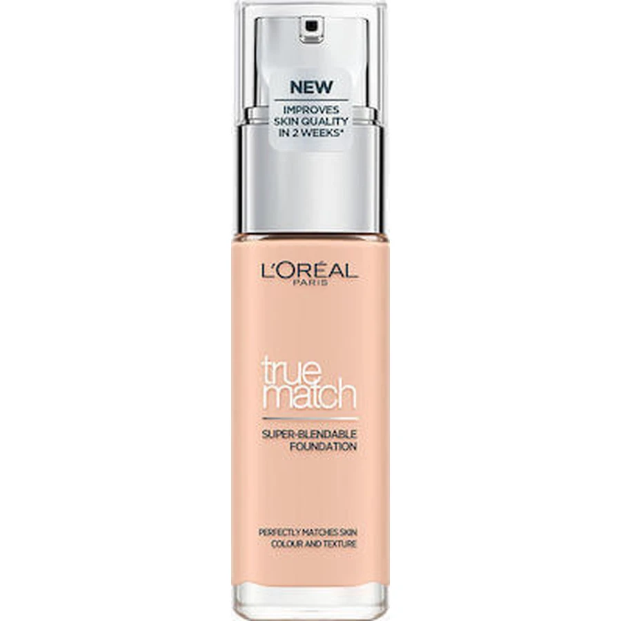 Fond de ten LOREAL True Match Super Blendable - machiaj lichid hidratant 30ml 1R Rose Ivory