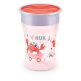 Vaso de entrenamiento NUK Magic Cup con borde y tapa 8m+ 230ml En Varios Colores - Rojo