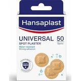 HANSAPLAST Esparadrapo universal redondo para cubrir y proteger pequeñas heridas Resistente al agua 50 unidades