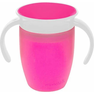 MUNCHKIN Miracle 360° Trainer Cup Kids Training Cup, Pink 207ml