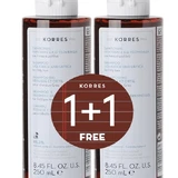 KORRES Szampon do włosów przetłuszczających się z lukrecją i pokrzywą 250ml 1+1 gratis