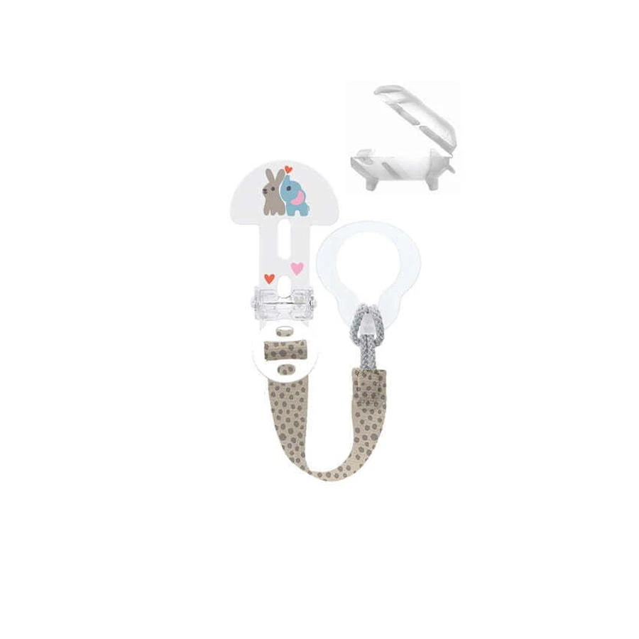 MAM Clip It! & Cover Nastro portaciuccio con cappuccio 0+ mesi 335U