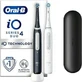ORAL B iO Series 4 Duo Cepillo de dientes eléctrico recargable en blanco y negro 2 piezas