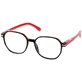 EYELEAD Okulary do prezbiopii E265 Czerwono-czarny Granit 3.00