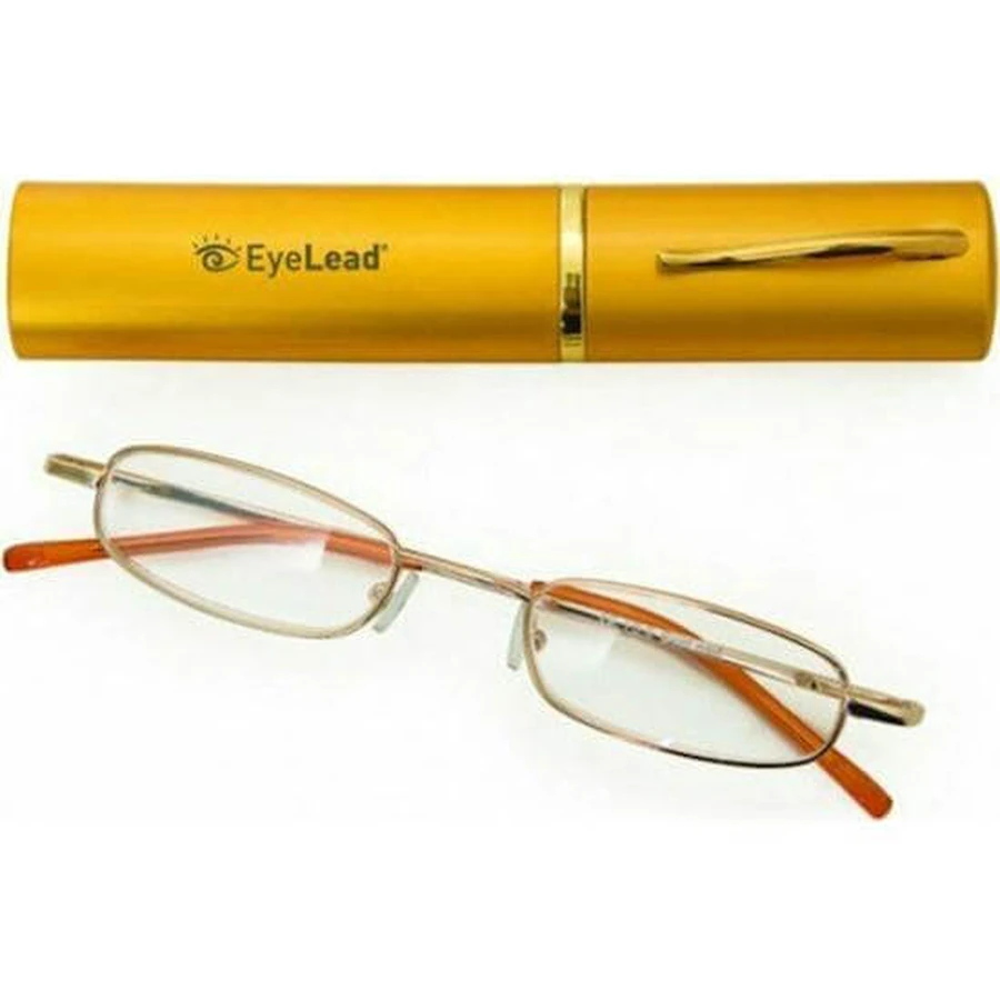 EYELEAD Taschenlesebrille Gold 0.50