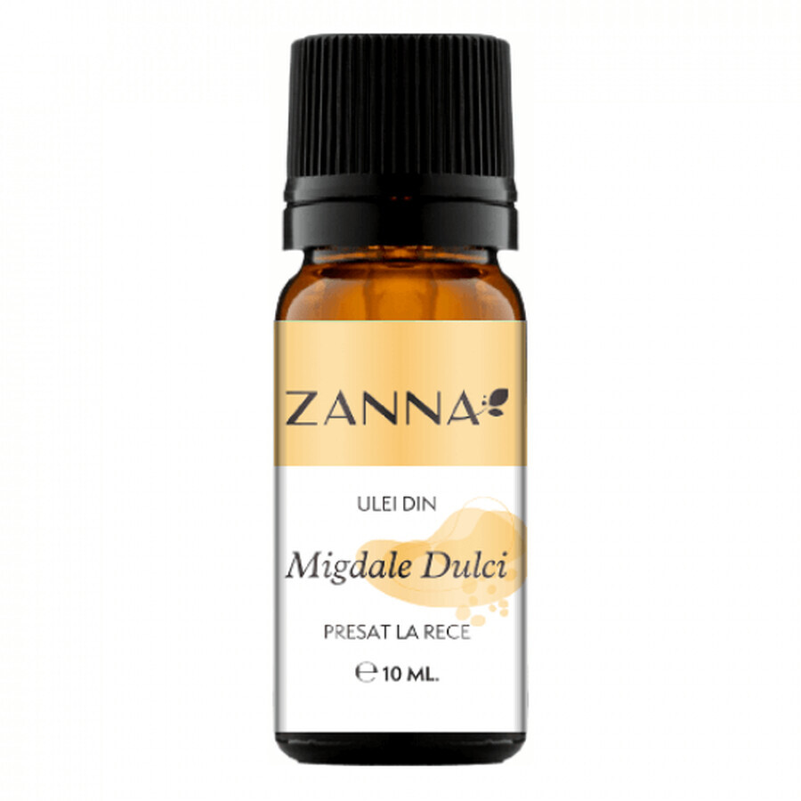 Aceite de almendras dulces, 10 ml, Zanna