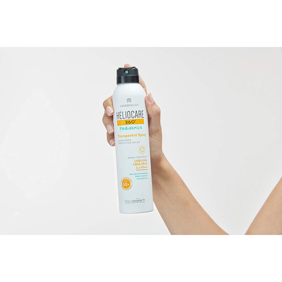 Heliocare 360 Pediatrics Transparent Spray Spf 50, 200 ml, Difa Cooper