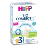 HIPP Bio Combiotic Metafolin Junior Leche en Polvo Ecológica para Bebes Con algodoncillo natural No3 A partir de 12 meses 600g