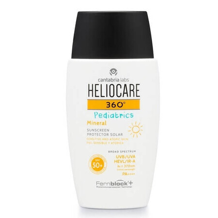 Heliocare 360 Crema Solar Pediatrica con FPS 50+, 50 ml, Cantabria Labs