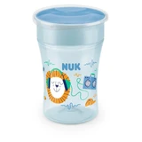 Vaso de entrenamiento NUK Magic Cup con borde y tapa 8m+ 230ml En Varios Colores - Azul