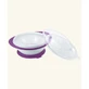 NUK Bol de mâncare cu 2 capace Easy Learning Blue 6m+ în diferite culori - Violet