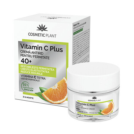 Crema Antiarrugas Reafirmante 40+ Vitamina C Plus, Planta Cosmética