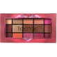 TECHNIC Eyeshadow Pressed Pigment Paleta Hot Love con 15 tonos