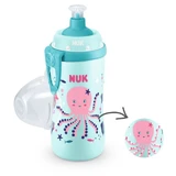 NUK First Choice Vaso Junior Camaleón (Cambia de Color) Vaso Push-Pull con Tapa que Cambia de Color Desde los 18 Meses, 300ml En Varios Diseños - Azul