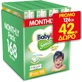 BABYLINO Pannolini con adesivo Sensitive Cotton Soft No.5+ Per 12-17kg 168 pezzi