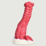 Monster Fisix Silikon Ejakulationsdildo 19 x 6 cm - Rot