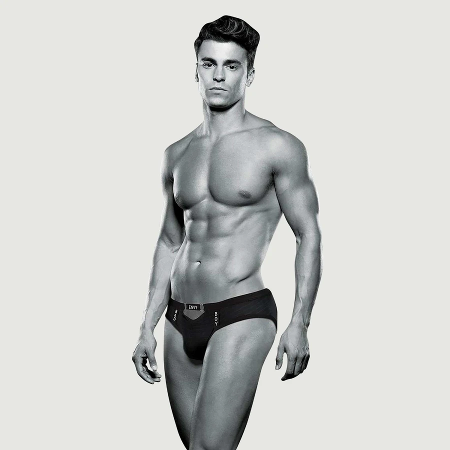 Bad Boy Brief - Negro - Pequeño/Mediano