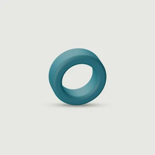 Anneau en silicone cool - vert