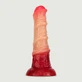 Consolador de silicona con ventosa Kawal Dragon 20 x 5,5 cm - Rojo