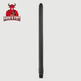 Fuck & Fist Toy Siliconen Mondstuk Klysma Tip 30 cm - Zwart