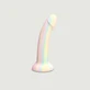 Fosforescerende Dildolls Fantasia Premium Siliconen Dildo met Zuignap - Veelkleurig