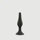 Anal Beginner's Basic Silicone Medium Butt Plug with Suction Cup - Noir