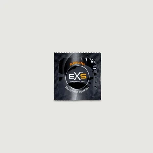 EXS Prezervative din latex negru