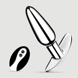 Dop de fund vibrator cu telecomandă Danika Metal - argintiu