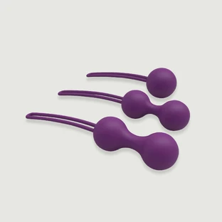 Per'Fit Silicone Kegel Ballen Set - Paars