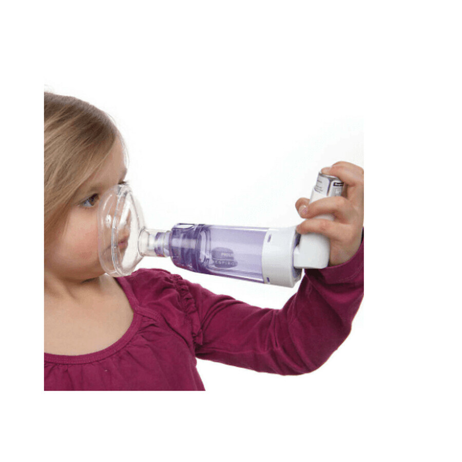 Respironics Optichamber Diamond Inhalationskammer 1-5 Jahre, 1079825, Philips