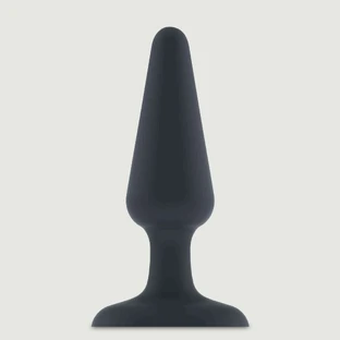 Best Vibe Plug Medium Vibrerende Siliconen Butt Plug - Zwart