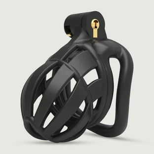 Gabbia di castità Biglea 6,5 x 3,6 cm - Nero