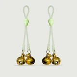 Nipple Clamps With Bells - Gold