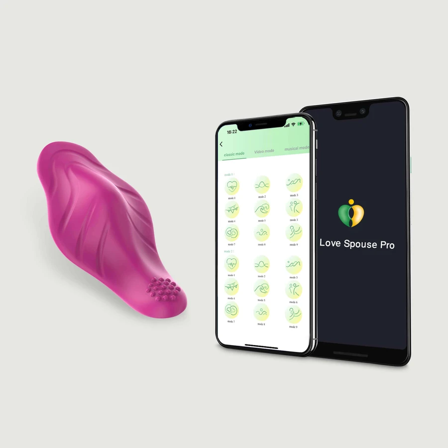 Anika App Controlled Silicone Panty Egg Vibrator - Rosa
